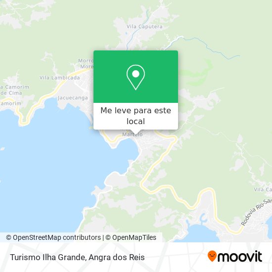 Turismo Ilha Grande mapa