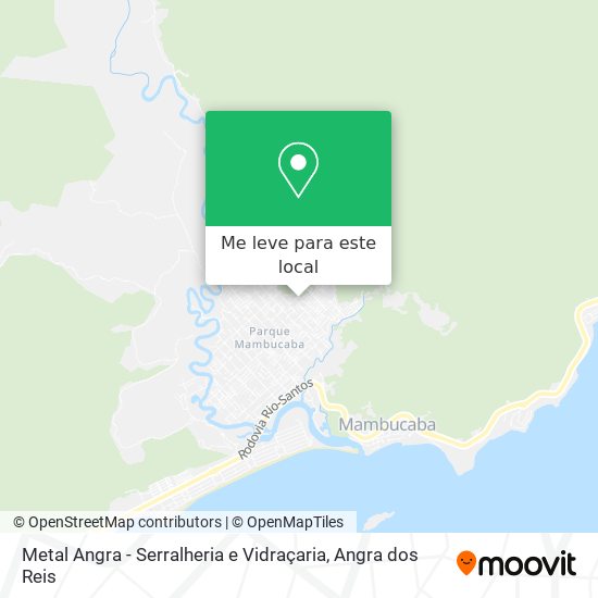 Metal Angra - Serralheria e Vidraçaria mapa