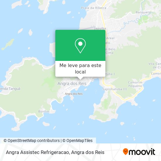 Angra Assistec Refrigeracao mapa