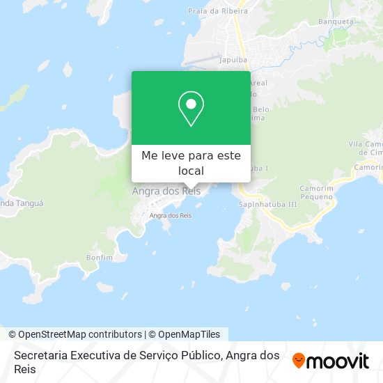 Secretaria Executiva de Serviço Público mapa