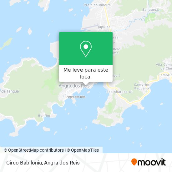 Circo Babilônia mapa