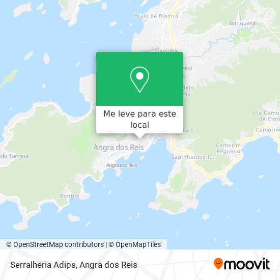 Serralheria Adips mapa