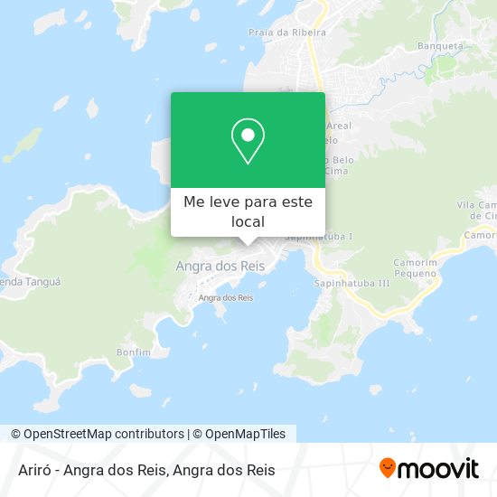 Ariró - Angra dos Reis mapa