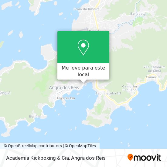 Academia Kickboxing & Cia mapa