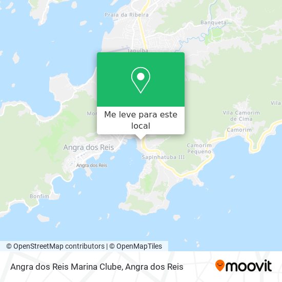 Angra dos Reis Marina Clube mapa