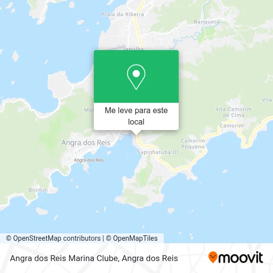 Angra dos Reis Marina Clube mapa