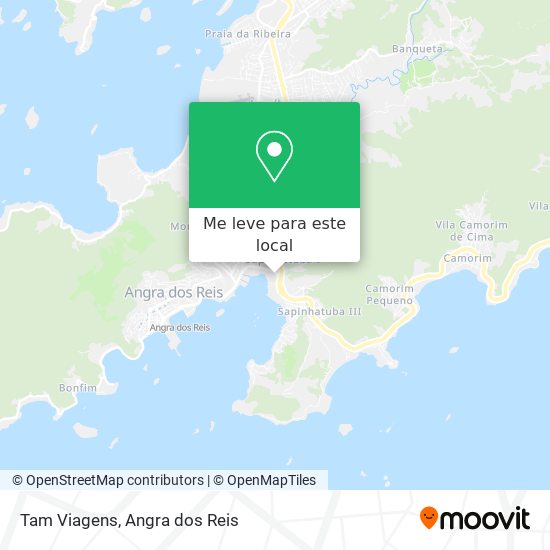 Tam Viagens mapa