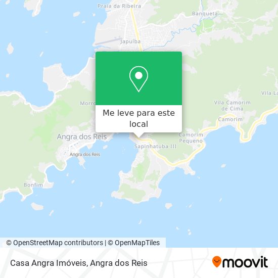 Casa Angra Imóveis mapa