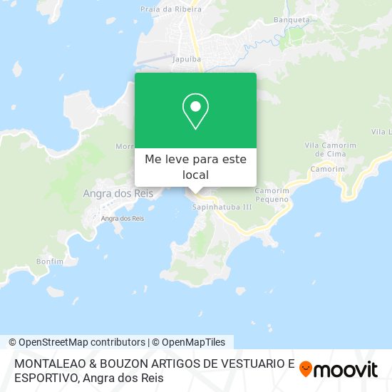 MONTALEAO & BOUZON ARTIGOS DE VESTUARIO E ESPORTIVO mapa