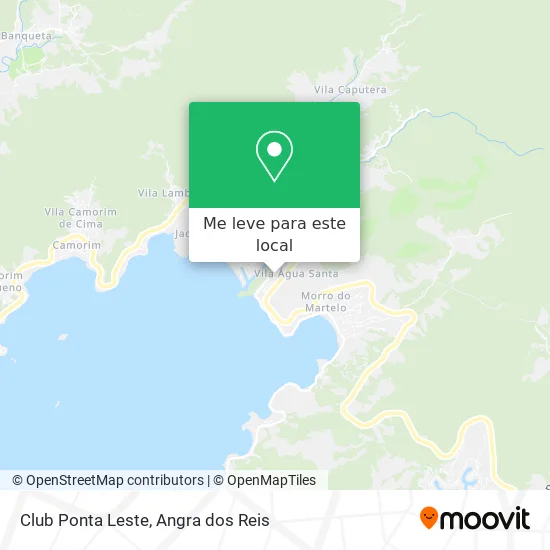 Club Ponta Leste mapa