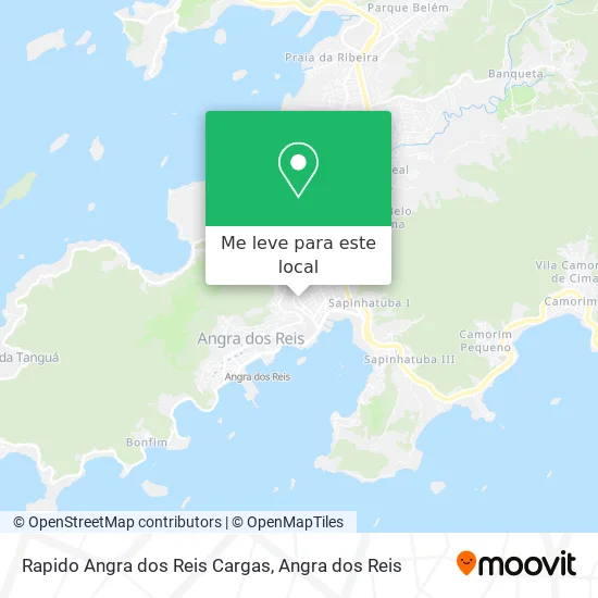 Rapido Angra dos Reis Cargas mapa