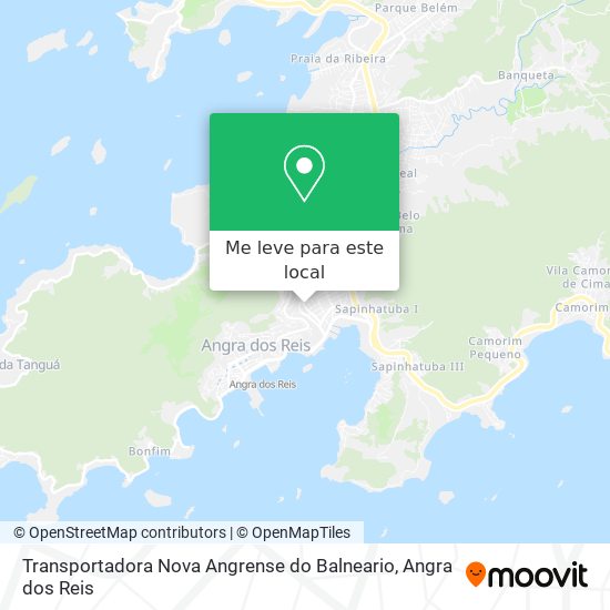 Transportadora Nova Angrense do Balneario mapa