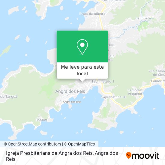 Igreja Presbiteriana de Angra dos Reis mapa