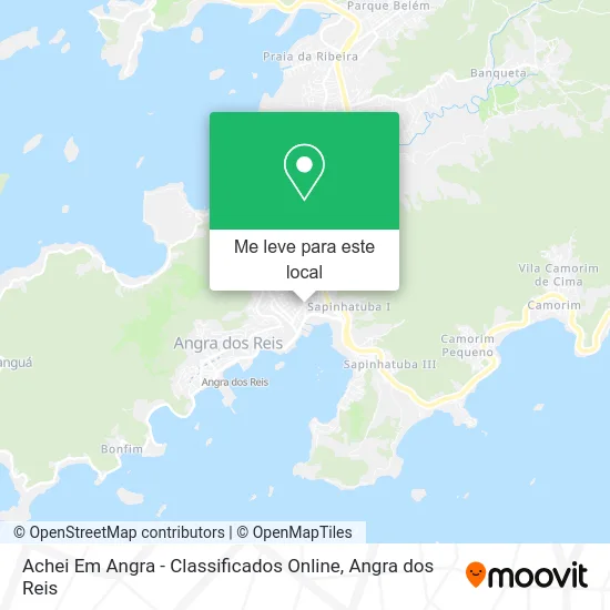 Achei Em Angra - Classificados Online mapa