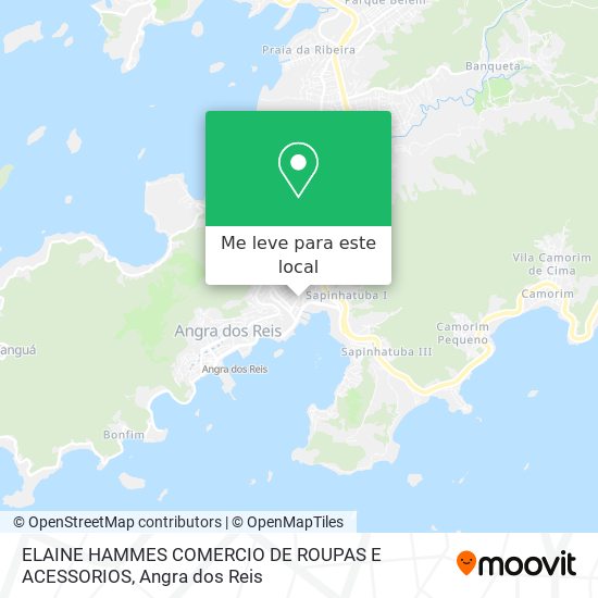 ELAINE HAMMES COMERCIO DE ROUPAS E ACESSORIOS mapa