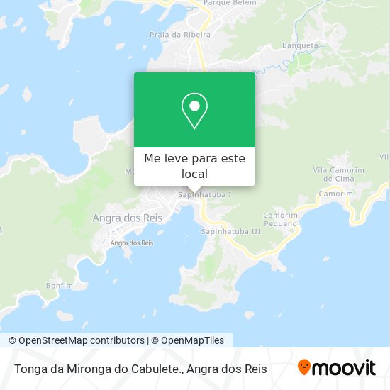 Tonga da Mironga do Cabulete. mapa