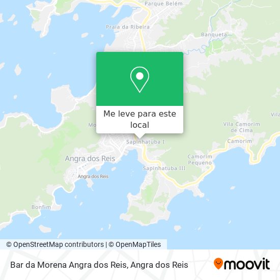 Bar da Morena Angra dos Reis mapa