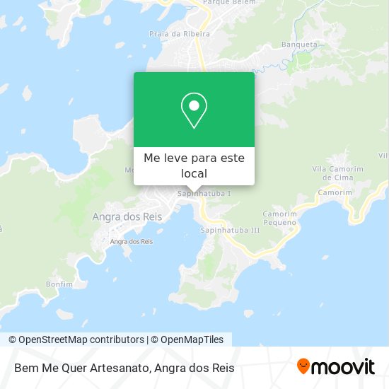 Bem Me Quer Artesanato mapa