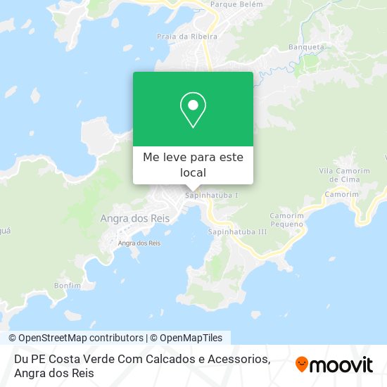 Du PE Costa Verde Com Calcados e Acessorios mapa