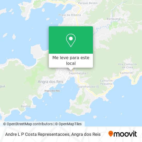 Andre L P Costa Representacoes mapa