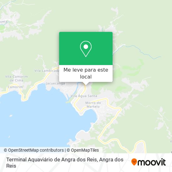 Terminal Aquaviário de Angra dos Reis mapa