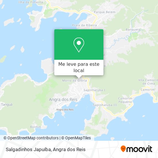 Salgadinhos Japuíba mapa