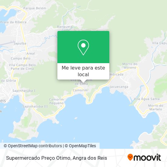 Supermercado Preço Otimo mapa