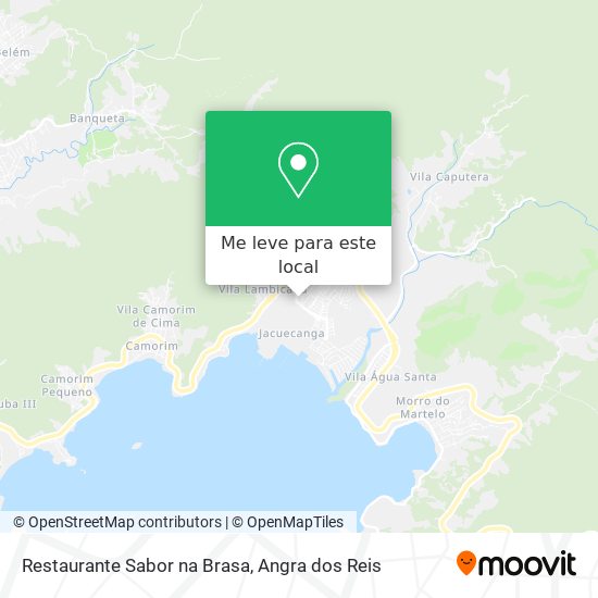 Restaurante Sabor na Brasa mapa