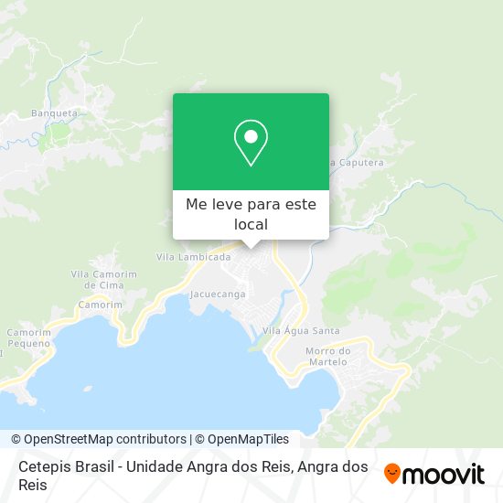 Cetepis Brasil - Unidade Angra dos Reis mapa