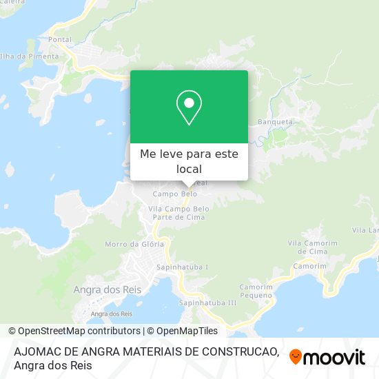 AJOMAC DE ANGRA MATERIAIS DE CONSTRUCAO mapa