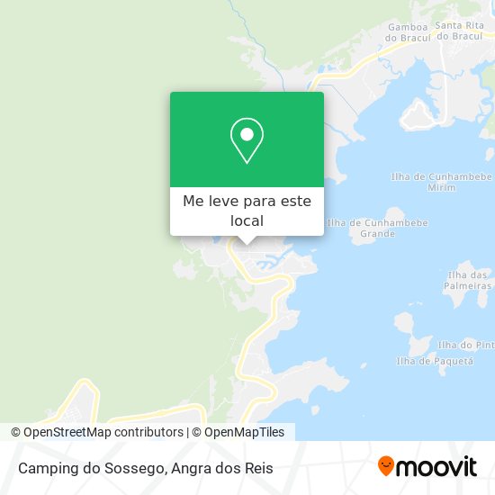 Camping do Sossego mapa