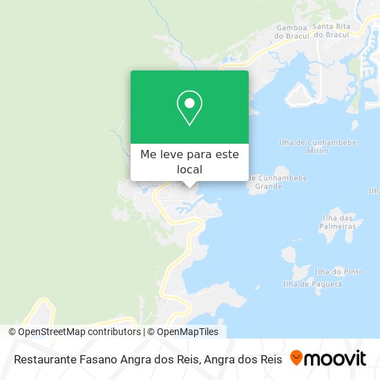 Restaurante Fasano Angra dos Reis mapa