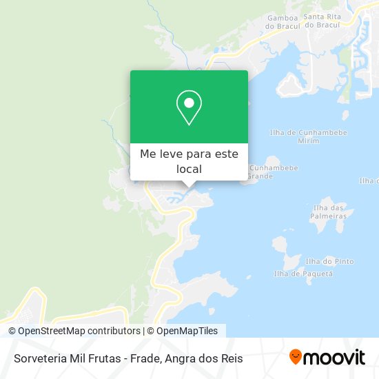 Sorveteria Mil Frutas - Frade mapa