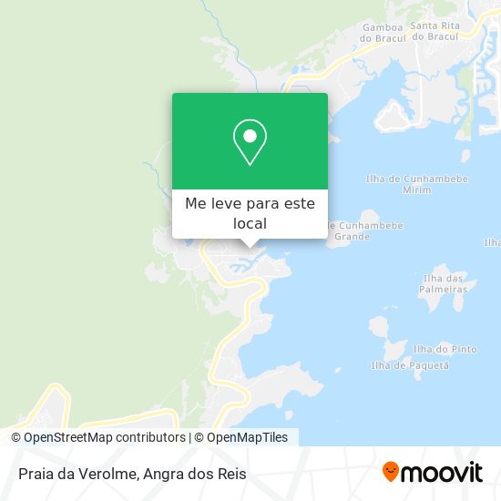 Praia da Verolme mapa