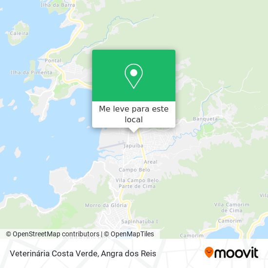 Veterinária Costa Verde mapa