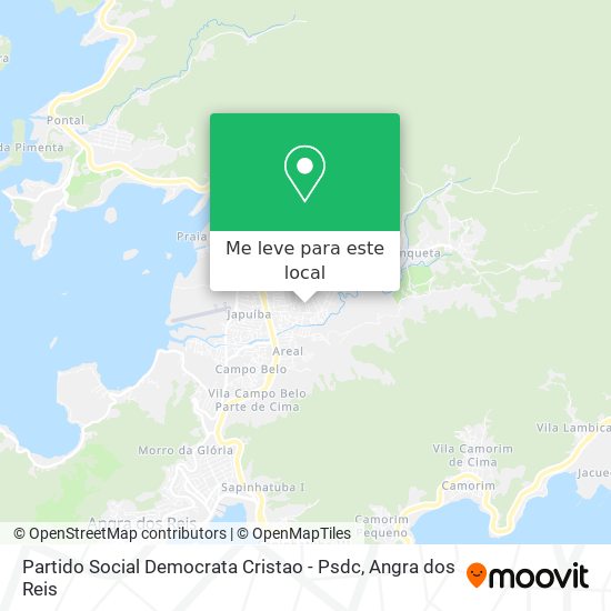 Partido Social Democrata Cristao - Psdc mapa