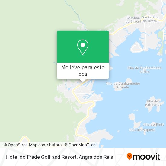 Hotel do Frade Golf and Resort mapa