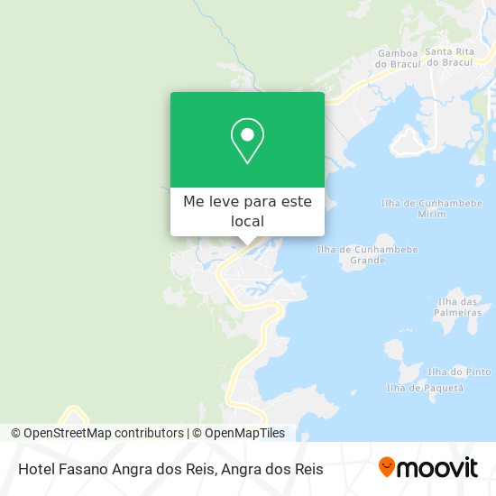 Hotel Fasano Angra dos Reis mapa