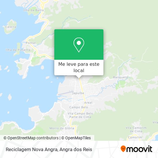 Reciclagem Nova Angra mapa