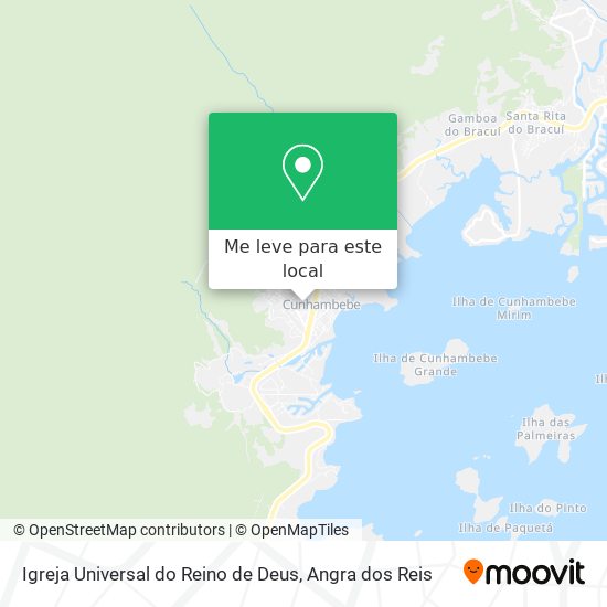 Igreja Universal do Reino de Deus mapa