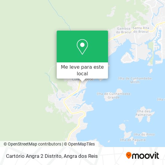 Cartório Angra 2 Distrito mapa