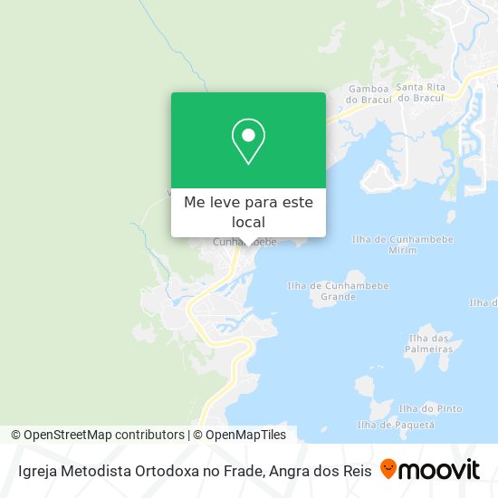 Igreja Metodista Ortodoxa no Frade mapa