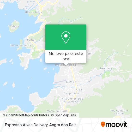 Expresso Alves Delivery mapa
