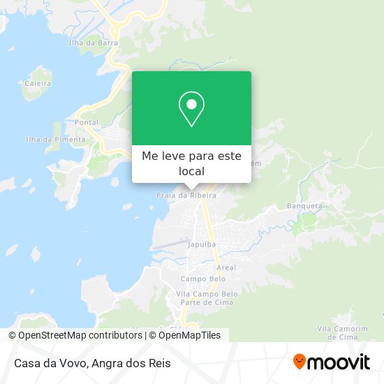 Casa da Vovo mapa