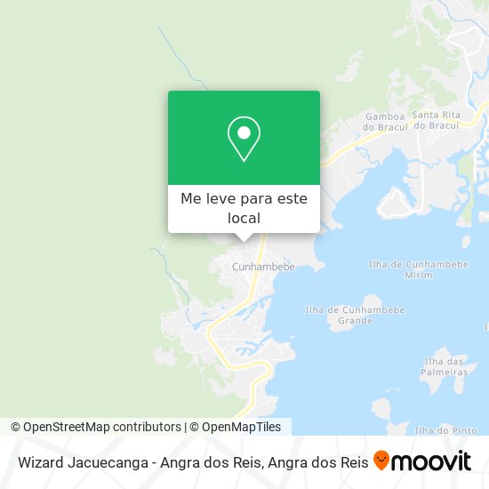 Wizard Jacuecanga - Angra dos Reis mapa