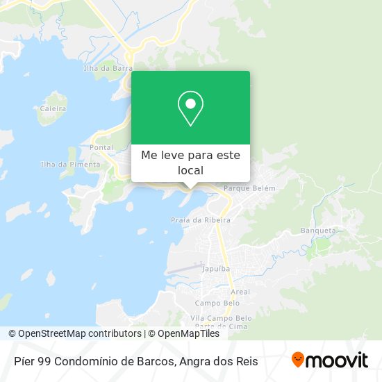 Píer 99 Condomínio de Barcos mapa