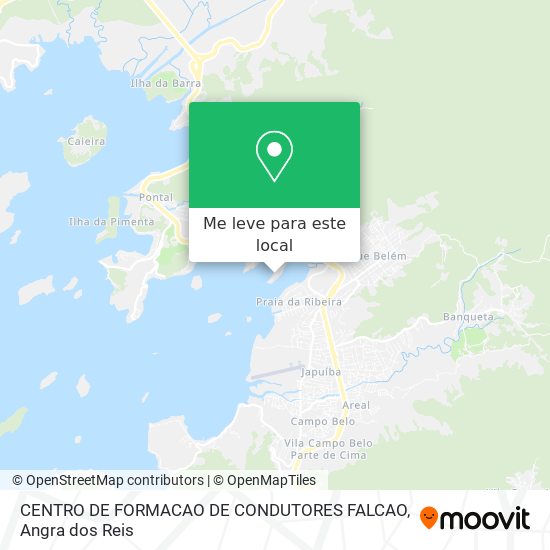 CENTRO DE FORMACAO DE CONDUTORES FALCAO mapa