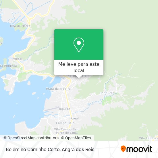 Belém no Caminho Certo mapa