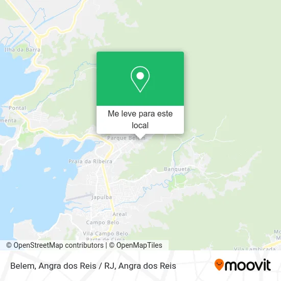Belem, Angra dos Reis / RJ mapa