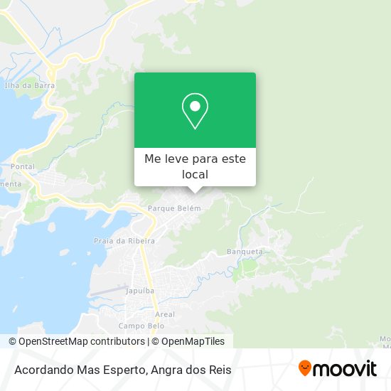 Acordando Mas Esperto mapa